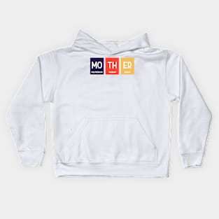 Mother Chemistry Periodic Table Fun Kids Hoodie